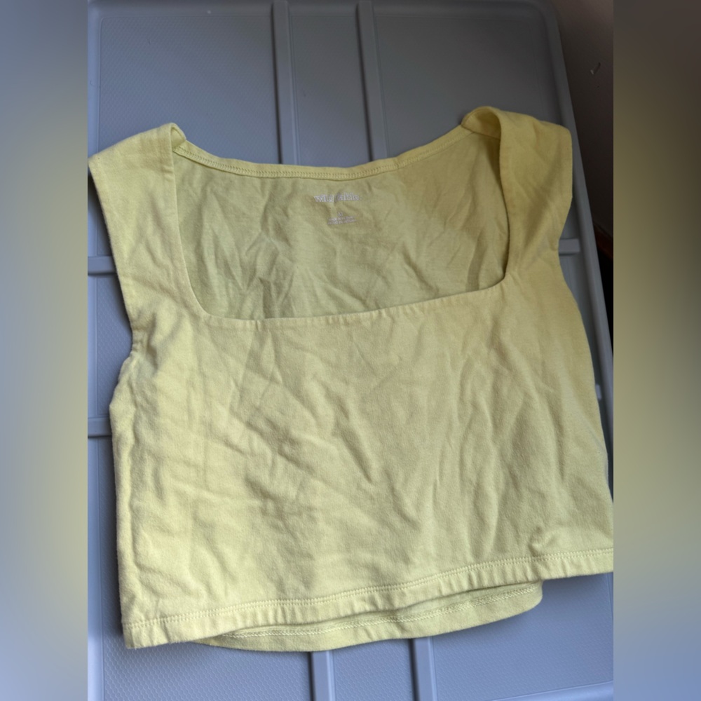 Wild Fable Light Yellow Top